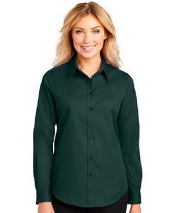 Auctions Assistance Ladies Long Sleeve Button Up Shirt AACL608