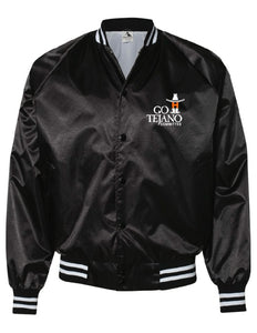 Go Tejano Men’s Throwback Satin Baseball Style Jacket GT3610