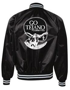 Go Tejano Men’s Throwback Satin Baseball Style Jacket GT3610