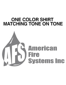 American Fire Systems Ladies Short Sleeve Button Up Shirt AFSL508