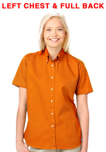 WCBBQ Ladies Short Sleeve Shirt LEFT CHEST & FULL BACK BQ6213SLB