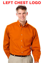 Load image into Gallery viewer, WCBBQ Mens Long Sleeve Shirt LEFT CHEST LOGO BQ8213MF