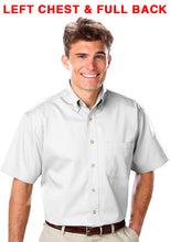 Load image into Gallery viewer, WCBBQ Mens Short Sleeve Shirt LEFT CHEST &amp; FULL BACK BQ8213SMB