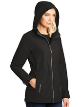 Load image into Gallery viewer, Facility Services Ladies Rain Jacket with Hood FSCL7710