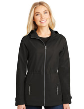 Load image into Gallery viewer, Facility Services Ladies Rain Jacket with Hood FSCL7710
