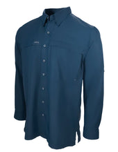 Load image into Gallery viewer, Judging Contest Mens Microfiber Vented Back Long Sleeve Shirt JCGGLS