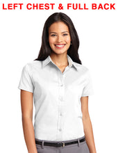 Load image into Gallery viewer, Special Children Ladies Short Sleeve Shirt LEFT CHEST &amp; FULL BACK LOGO SC6213SLB