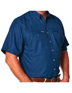 Western Art Mens Short Sleeve Lightweight Microfiber Vented Back Shirt WAGGSS
