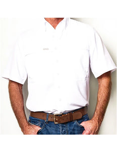 Swine Auction Mens Short Sleeve Lightweight Microfiber Vented Back Shirt SWGGSS